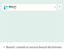 Tablet Screenshot of my-beautyandco.fr